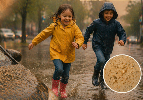 Da li je opasno da deca pokisnu kada padne „saharska kiša“ u Srbiji?