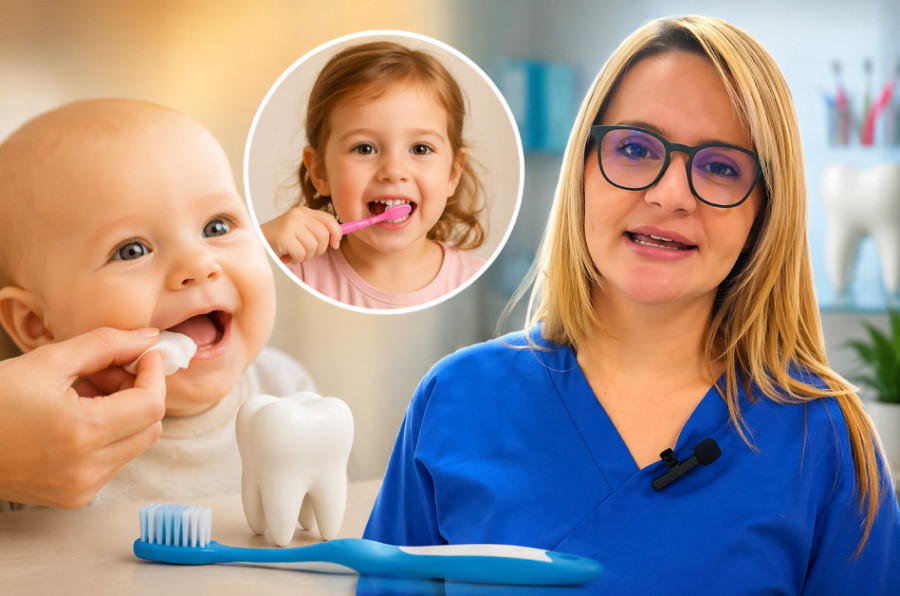 Roditelji ovo masovno greše! Zubarka nam je otkrila kada deci treba da počnu da se čiste zubi