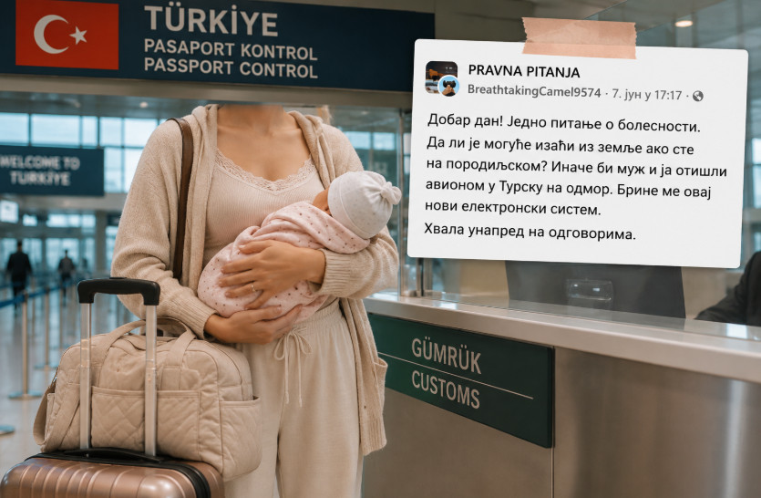 Hoću u Tursku, ali sam na porodiljskom: Srpkinja se zapitala da li će upasti u problem