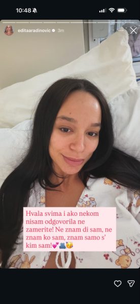 Edita postala mama, pa se oglasila na Instagramu: „Ne znam di sam, ne znam ko sam, znamo samo s’ kim sam!“