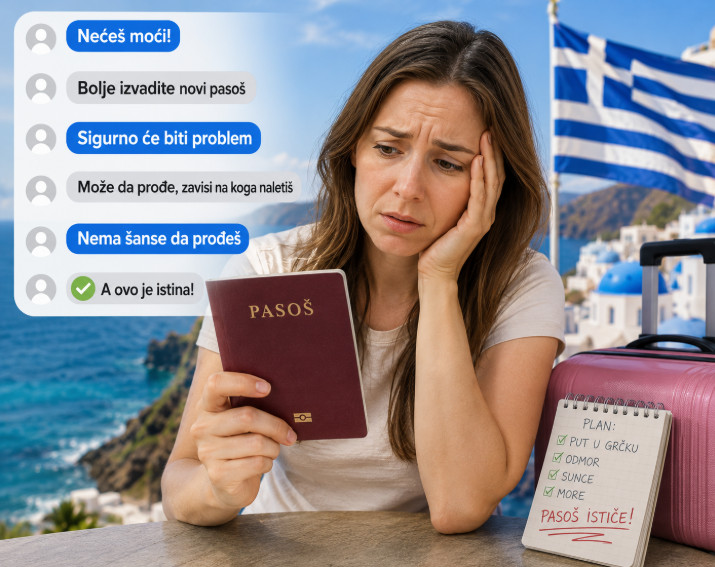 „Sutra idemo u Grčku, a ćerki ističe pasoš“ Ljudi joj pišu: Nećeš moći! A ovo je istina