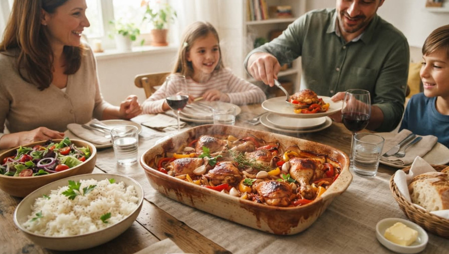 Piletina u paprikama: jednostavan recept za ukusan porodični ručak