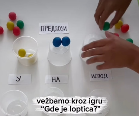 Ako dete meša „u“, „na“ i „ispod“, ovo treba da znate