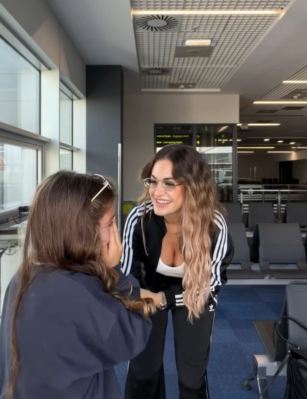 Ena Luna iznenadila ćerku Nastju: Odvela ju je na aerodrom, a zatim joj ispunila najveću želju
