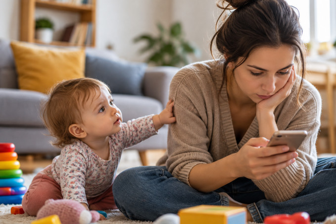 Gledate u telefon dok je dete pored vas? Naučnici otkrili kako ova navika može da utiče na najmlađe